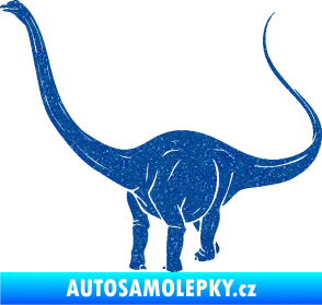 Samolepka Brachiosaurus 002 levá Ultra Metalic modrá