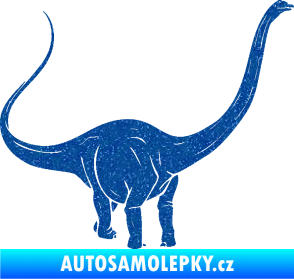 Samolepka Brachiosaurus 002 pravá Ultra Metalic modrá