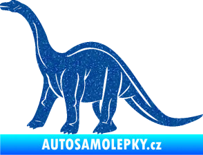 Samolepka Brachiosaurus 003 levá Ultra Metalic modrá