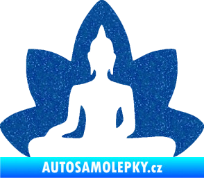 Samolepka Budha 003 levá  Ultra Metalic modrá