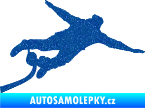 Samolepka Bungee jumping 001 pravá Ultra Metalic modrá
