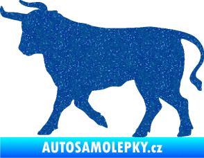 Samolepka Býk 011 levá Ultra Metalic modrá