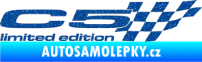 Samolepka C5 limited edition pravá Ultra Metalic modrá