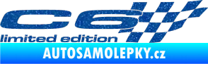 Samolepka C6 limited edition pravá Ultra Metalic modrá