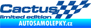 Samolepka Cactus limited edition pravá Ultra Metalic modrá