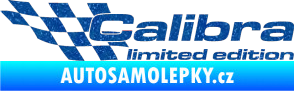 Samolepka Calibra limited edition levá Ultra Metalic modrá