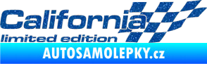 Samolepka California limited edition pravá Ultra Metalic modrá