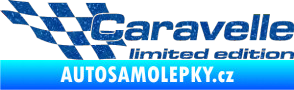 Samolepka Caravelle limited edition levá Ultra Metalic modrá