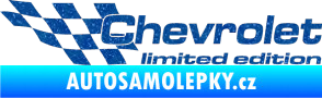 Samolepka Chevrolet limited edition levá Ultra Metalic modrá