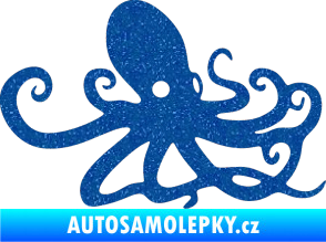 Samolepka Chobotnice 001 pravá Ultra Metalic modrá