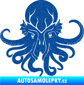 Samolepka Chobotnice 002 pravá Ultra Metalic modrá