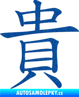 Samolepka Čínský znak Expensive Ultra Metalic modrá