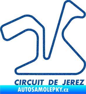 Samolepka Okruh Circuito de Jerez Ultra Metalic modrá