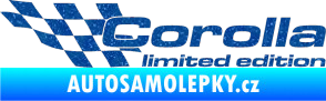 Samolepka Corolla limited edition levá Ultra Metalic modrá