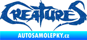 Samolepka Creatures Ultra Metalic modrá