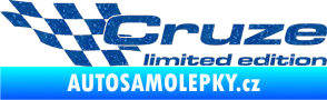 Samolepka Cruze limited edition levá Ultra Metalic modrá