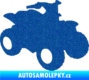 Samolepka Čtyřkolka 001 pravá Ultra Metalic modrá