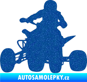 Samolepka Čtyřkolka 002 levá Ultra Metalic modrá