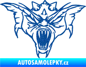 Samolepka Ďábel 003 pravá Ultra Metalic modrá