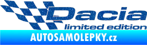 Samolepka Dacia limited edition levá Ultra Metalic modrá