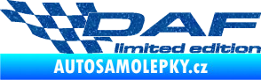Samolepka DAF limited edition levá Ultra Metalic modrá
