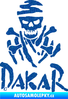 Samolepka Dakar 002 s lebkou Ultra Metalic modrá