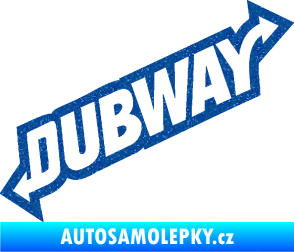 Samolepka Dübway 002 Ultra Metalic modrá