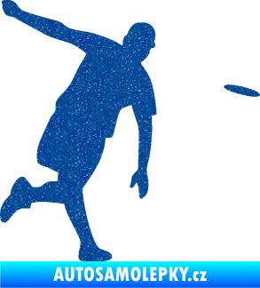 Samolepka Discgolf 001 pravá Ultra Metalic modrá