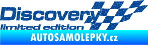 Samolepka Discovery limited edition pravá Ultra Metalic modrá
