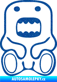 Samolepka Domo 006 sedí Ultra Metalic modrá