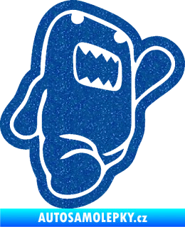 Samolepka Domo 013 pravá běžící Ultra Metalic modrá