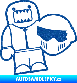 Samolepka Domo 015 levá  Stig Ultra Metalic modrá