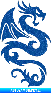 Samolepka Dragon 005 pravá Ultra Metalic modrá