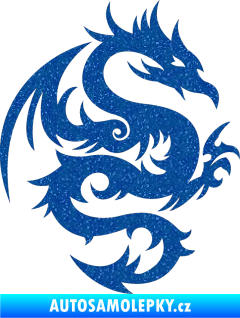 Samolepka Dragon 015 pravá Ultra Metalic modrá