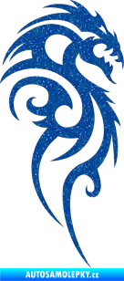 Samolepka Dragon 016 pravá Ultra Metalic modrá