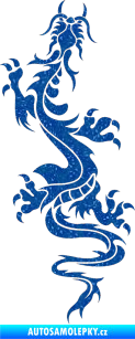 Samolepka Dragon 028 pravá Ultra Metalic modrá