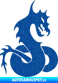 Samolepka Dragon 031 pravá Ultra Metalic modrá