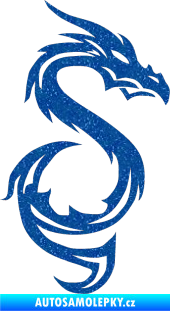Samolepka Dragon 033 pravá Ultra Metalic modrá