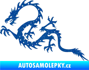 Samolepka Dragon 037 levá Ultra Metalic modrá