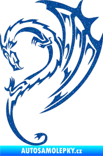 Samolepka Dragon 043 levá Ultra Metalic modrá