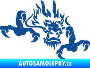 Samolepka Dragon 049 pravá Ultra Metalic modrá