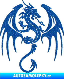 Samolepka Dragon 053 pravá Ultra Metalic modrá