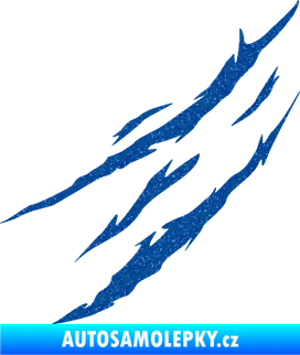 Samolepka Drápanec 002 levá Ultra Metalic modrá