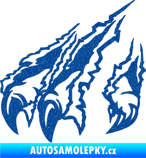 Samolepka Drápy levá Ultra Metalic modrá