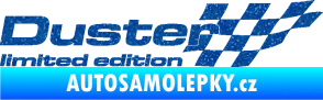 Samolepka Duster limited edition pravá Ultra Metalic modrá
