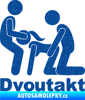 Samolepka Dvoutakt levá Ultra Metalic modrá
