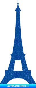 Samolepka Eifelova věž 001 Ultra Metalic modrá