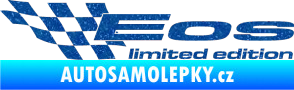 Samolepka Eos limited edition levá Ultra Metalic modrá