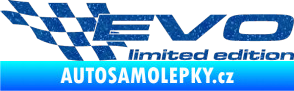 Samolepka Evo limited edition levá Ultra Metalic modrá