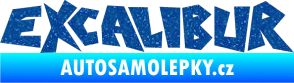 Samolepka Excalibur Ultra Metalic modrá